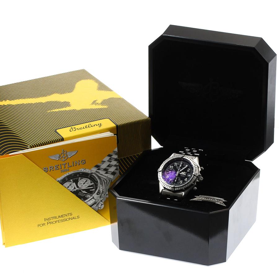 ブライトリング（BREITLING） BREITLING A13350 クロノマット ブラック