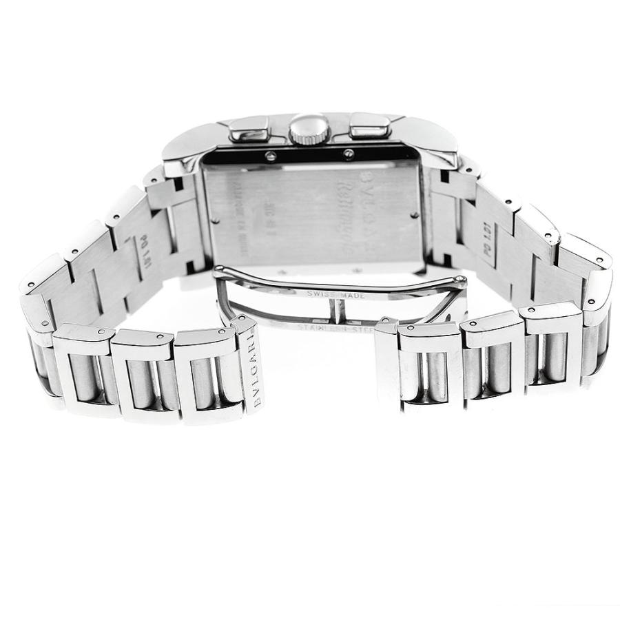 BVLGARI ブルガリ RTC49S レッタンゴロ デイト クロノグラフ クォーツ メンズ 保証書付き_903780 : CLOSER ...