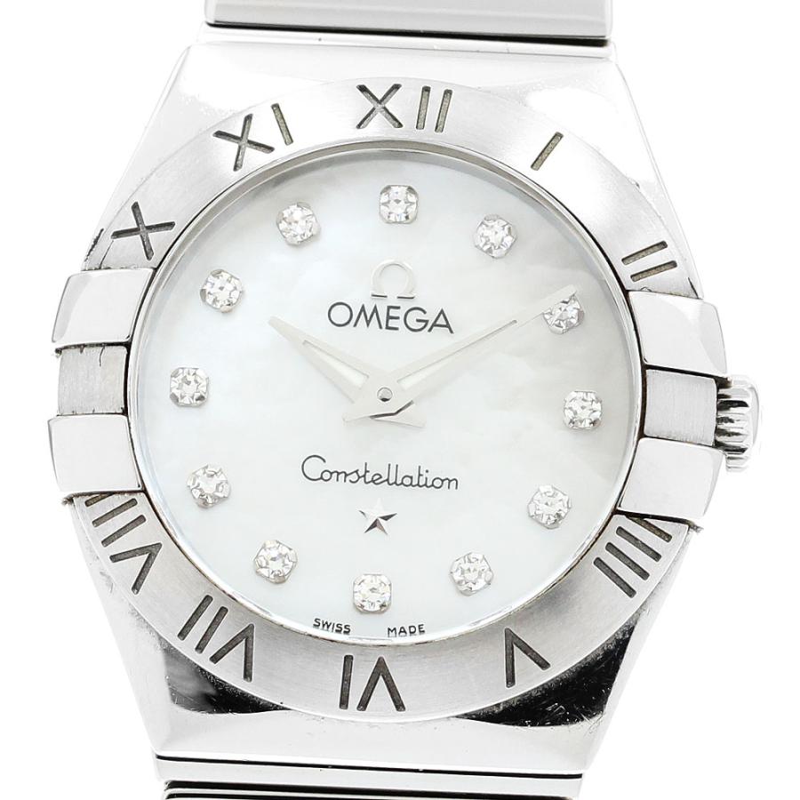 オメガ OMEGA 123.10.24.60.55.002 コンステレーション ポリッシュ 12Pダイヤ クォーツ レディース 良品 _948570 OMEGA（オメガ） OMEGA 123.10.24.60.55.002 コンステレーション