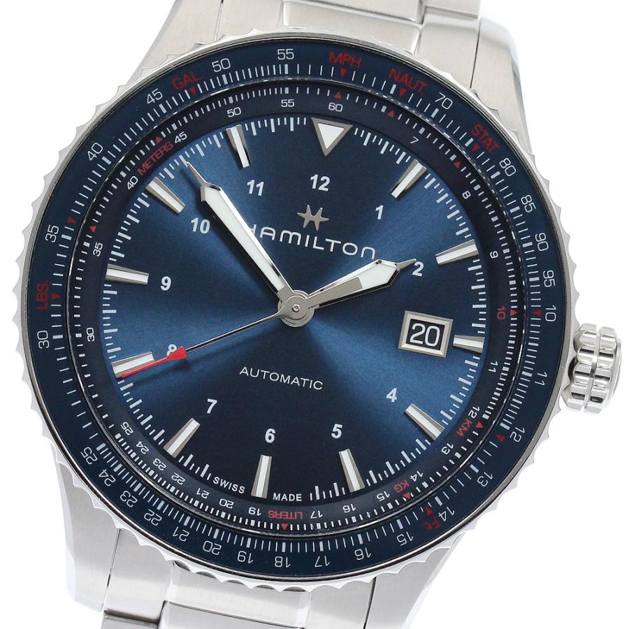 ハミルトン HAMILTON H76645140 カーキ アビエーション コンバーター 自動巻き メンズ 美品 保証書付き_904347 HAMILTON（ハミルトン） HAMILTON H76645140 カーキ アビエーション