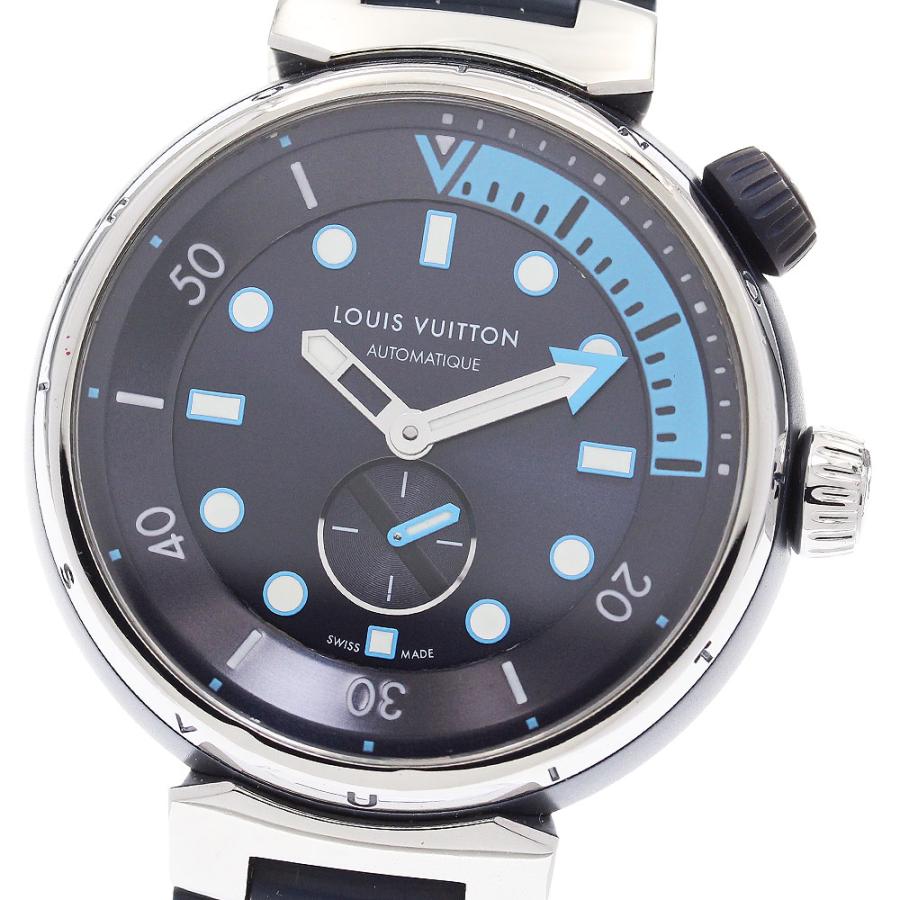ルイ・ヴィトン LOUIS VUITTON QA121 タンブール ストリート ダイバー 自動巻き メンズ 良品 _904477 LOUIS VUITTON（ルイ・ヴィトン） LOUIS VUITTON QA121 タンブール