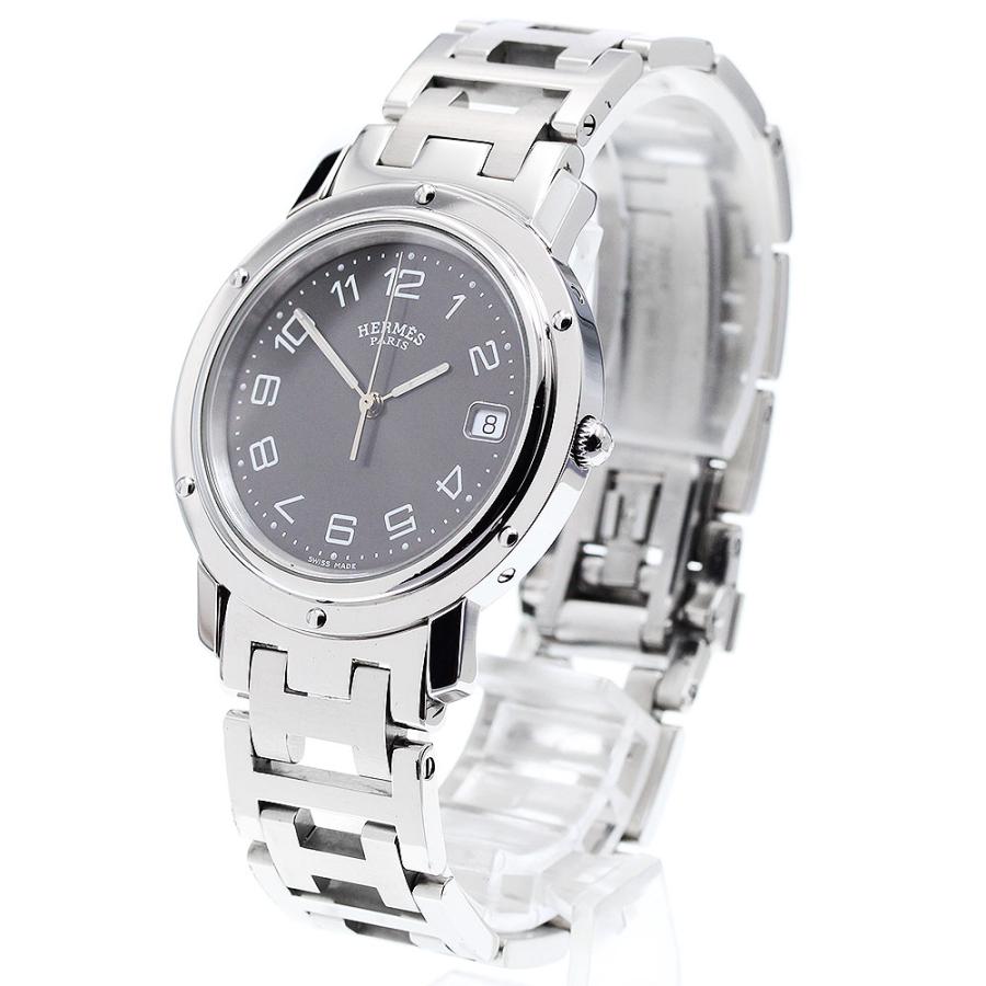 【エルメス】HERMES 腕時計 ’クリッパークロノグラフ‘ ホワイト☆極美品☆ HERMES（エルメス） クリッパー デイト クォーツ メンズ _904697