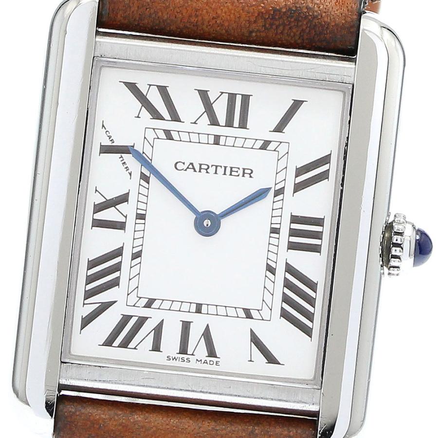 あや様 Cartier カルティエ タンクソロ SM W1018255 Cartier（カルティエ） CARTIER W1018255 タンクソロ SM クォーツ