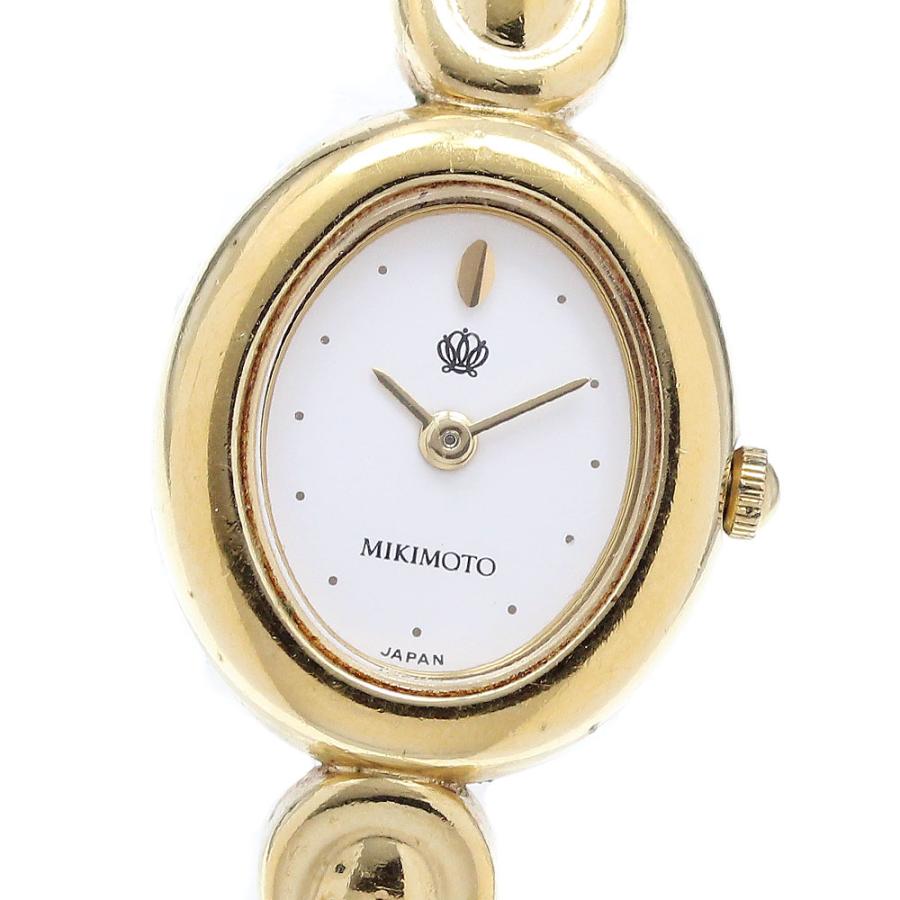 MIKIMOTO ミキモト 1E20-3030 パールウォッチ クォーツ レディース  