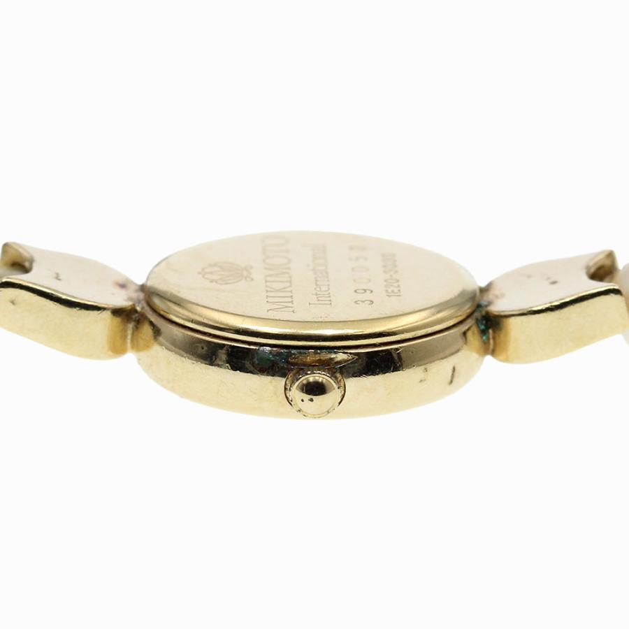 MIKIMOTO ミキモト 1E20-3030 パールウォッチ クォーツ レディース  