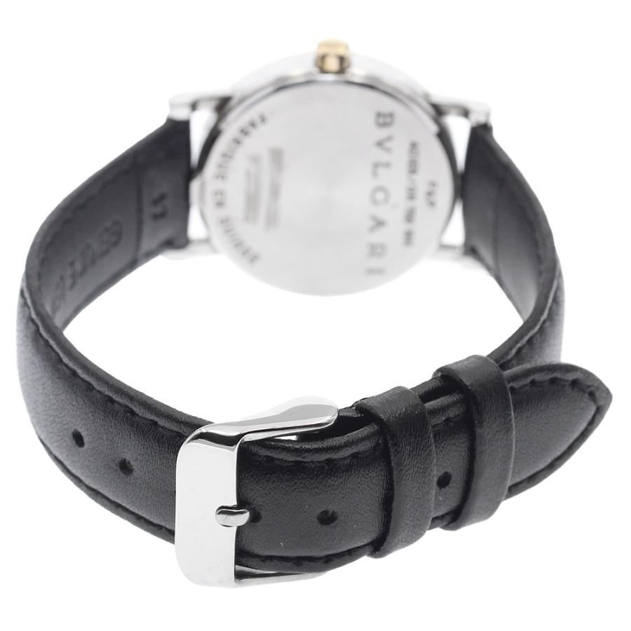 美品　BVLGARI BB30SS ボーイズ　腕時計　クォーツ　ブラック　デイト BVLGARI（ブルガリ） BVLGARI BB30SGL ブルガリブルガリ YGベゼル