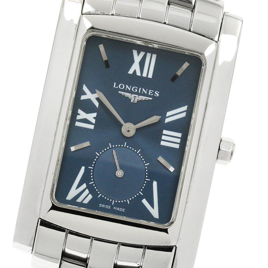 LONGINES L5.655.4 ステンレススチール 時計　ロンジン L-2420| ロンジン ドルチェヴィータ Ref.L5.655.4 ブラック 薄型