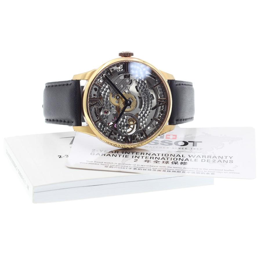 ティソ TISSOT T099405A T-クラシック シュマン・デ・トゥレル 手巻き メンズ 保証書付き_905494の画像
