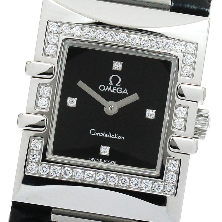 OMEGA オメガ 1835.46.51 コンステレーション クアドラ ダイヤベゼル  