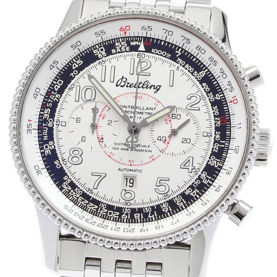 ブライトリング BREITLING A35330 モンブリラン1903 ライト兄弟 クロノグラフ 自動巻き メンズ 良品 保証書付き_905745 ブライトリング（BREITLING） BREITLING A35330 モンブリラン1903