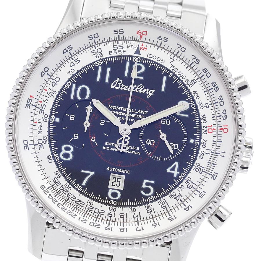 ブライトリング BREITLING A35330 モンブリラン1903 ライト兄弟飛行100周年記念 自動巻き メンズ 美品 _905954 ブライトリング（BREITLING） BREITLING A35330 モンブリラン1903