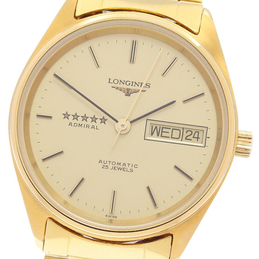 ロンジン LONGINES L7.634.2 アドミラル 5スター デイデイト 自動巻き メンズ _944456 LONGINES（ロンジン） LONGINES L7.634.2 アドミラル 5スター