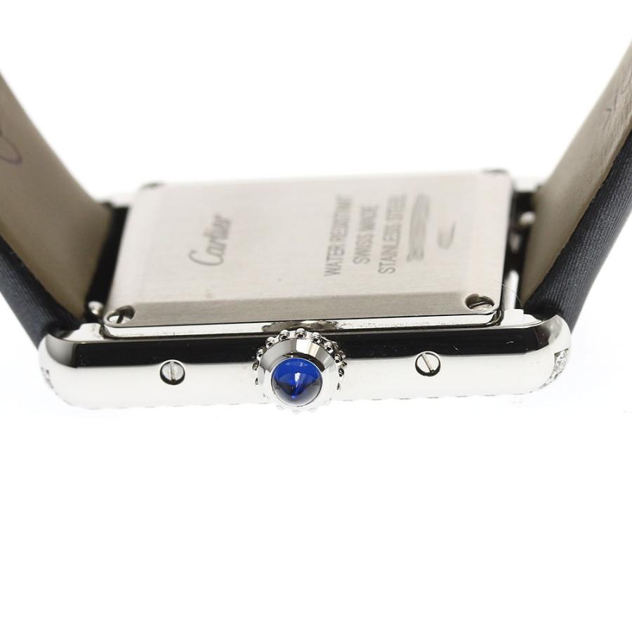 Cartier カルティエ CARTIER W4TA0016 タンクマストSM ダイヤベゼル  