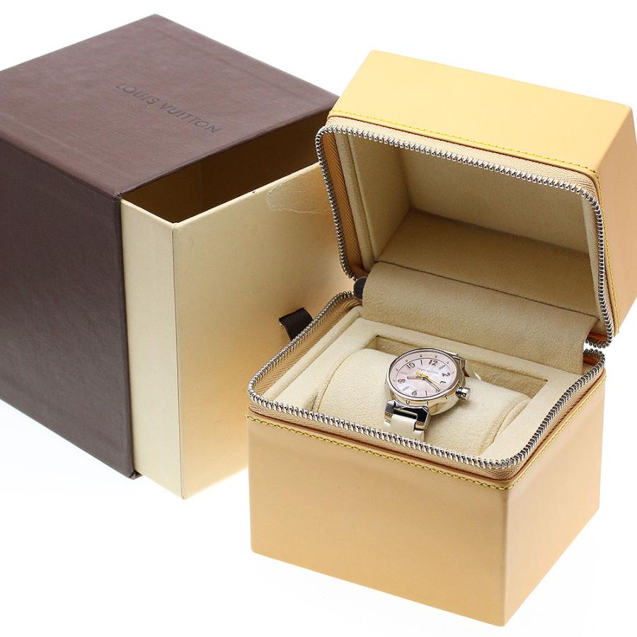 LOUIS VUITTON ルイ・ヴィトン Q1216 タンブール デイト クォーツ  