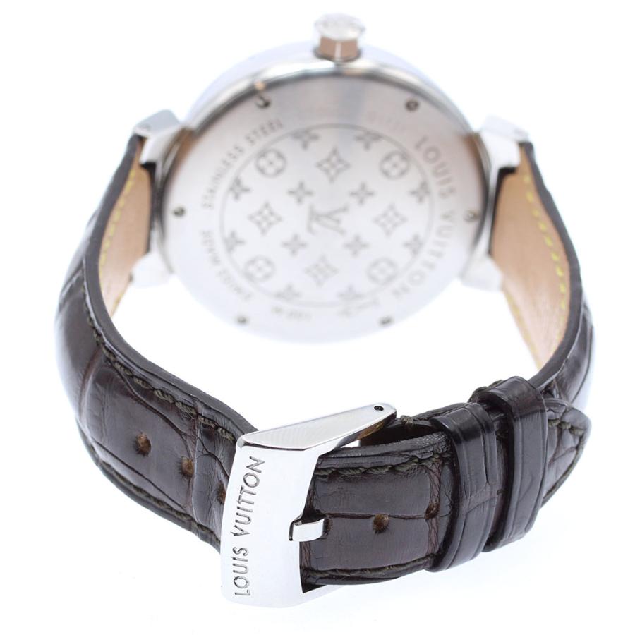 LOUISVUITTONタンブールAUTOMATIC デイトGMT Q1131 Louis Vuitton Q1131 Automatic Steel Fair for $1,007 for sale