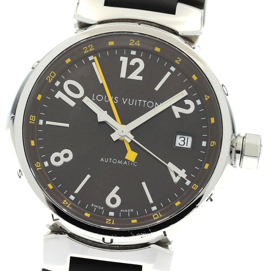 LOUIS VUITTON ルイ・ヴィトン Q1131 タンブール GMT デイト 自動巻き  