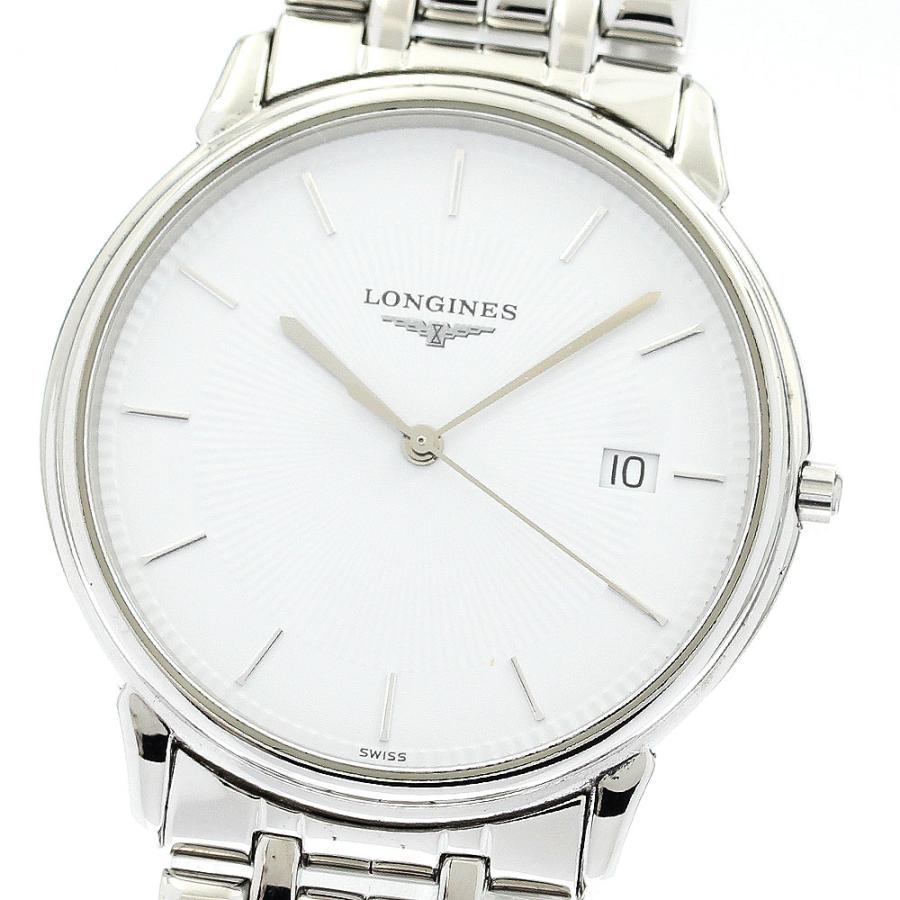 ロンジン L4.677.4 グランドクラシック デイト クォーツ メンズ 稼働 LONGINES ロンジン L4.677.4 グランドクラシック デイト