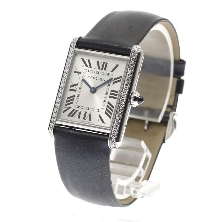 Cartier カルティエ CARTIER W4TA0017 タンクマストLM ダイヤベゼル  