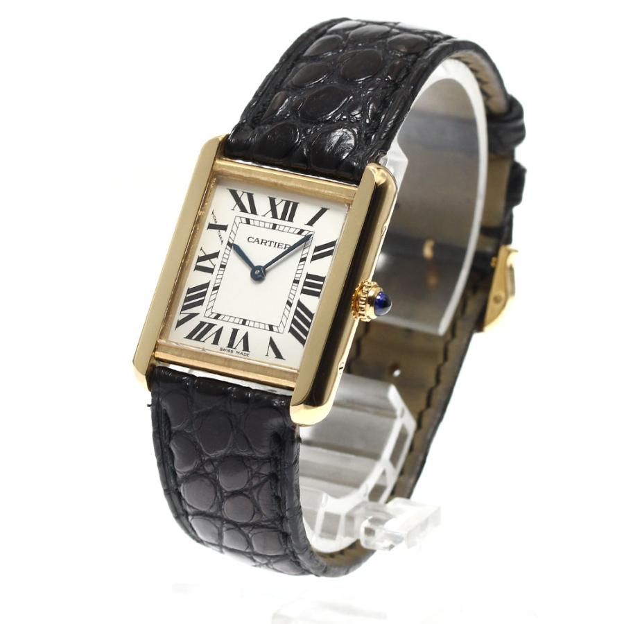 Cartier カルティエ CARTIER W5200002 タンクソロ SM K18YG クォーツ  