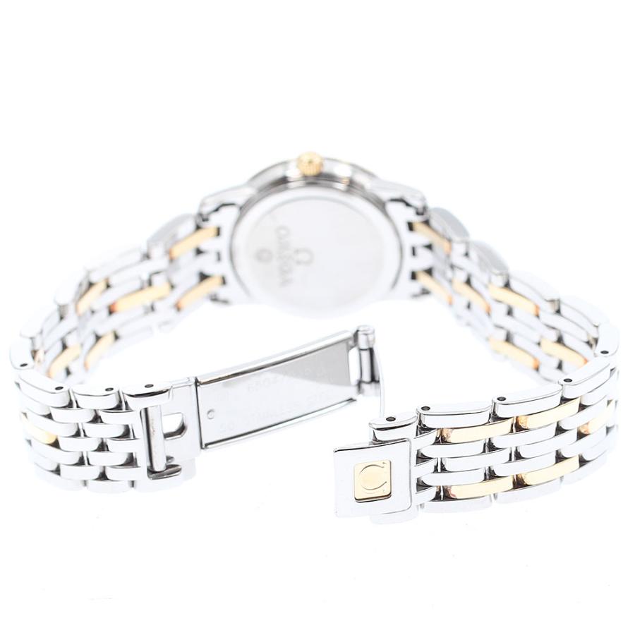 OMEGA オメガ 4375.71 デビル プレステージ ダイヤベゼル クォーツ  