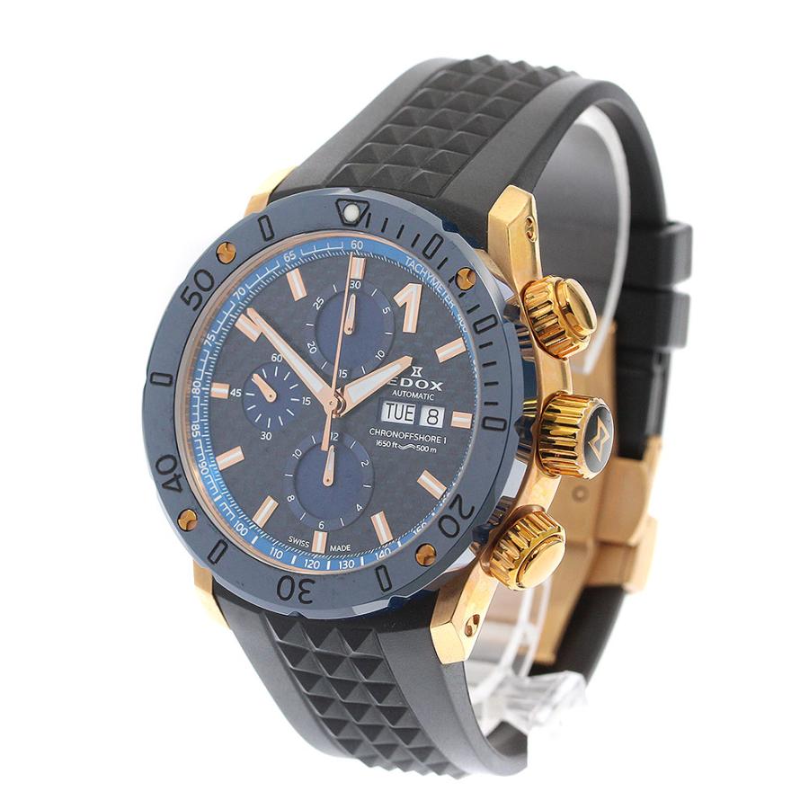 EDOX エドックス 01122-37RBU35-BUIR3 クロノオフショア1 クロノグラフ 