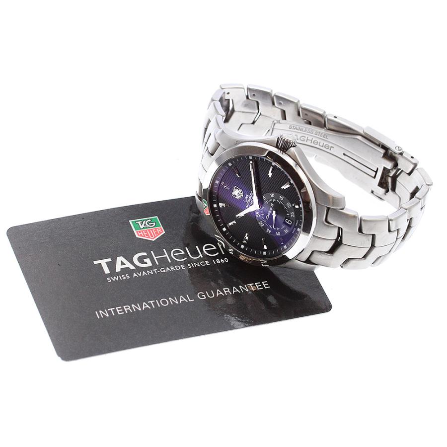 タグホイヤー TAG HEUER WJF211A.BA0570 リンク キャリバー6 デイト 自動巻き メンズ 保証書付き_906606の画像