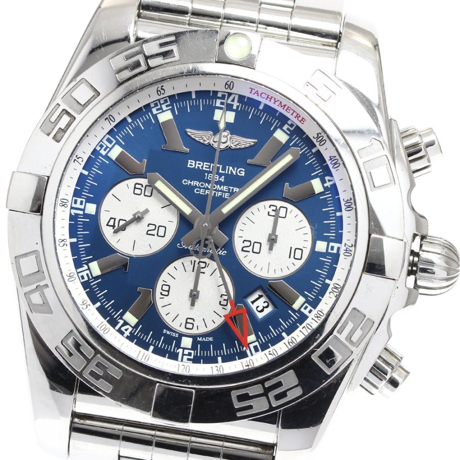 訳あり ブライトリング BREITLING AB0410 クロノマット GMT 自動巻き メンズ 保証書付き_906996 ブライトリング（BREITLING） 訳あり BREITLING AB0410 クロノマット