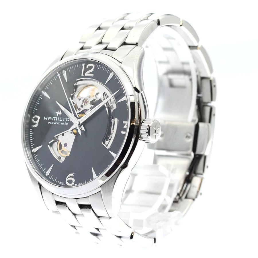 HAMILTON ハミルトン H327050 ジャズマスター ビューマチック オープンハート 自動巻き メンズ 保証書付き_907032 ...