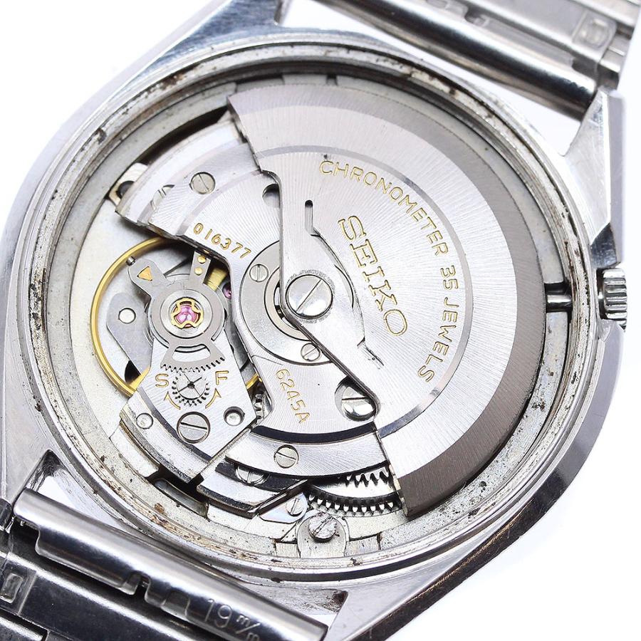 セイコー SEIKO 6245-9000 セイコーマチック クロノメーター デイト Cal.6245A 自動巻き メンズ _907157の画像