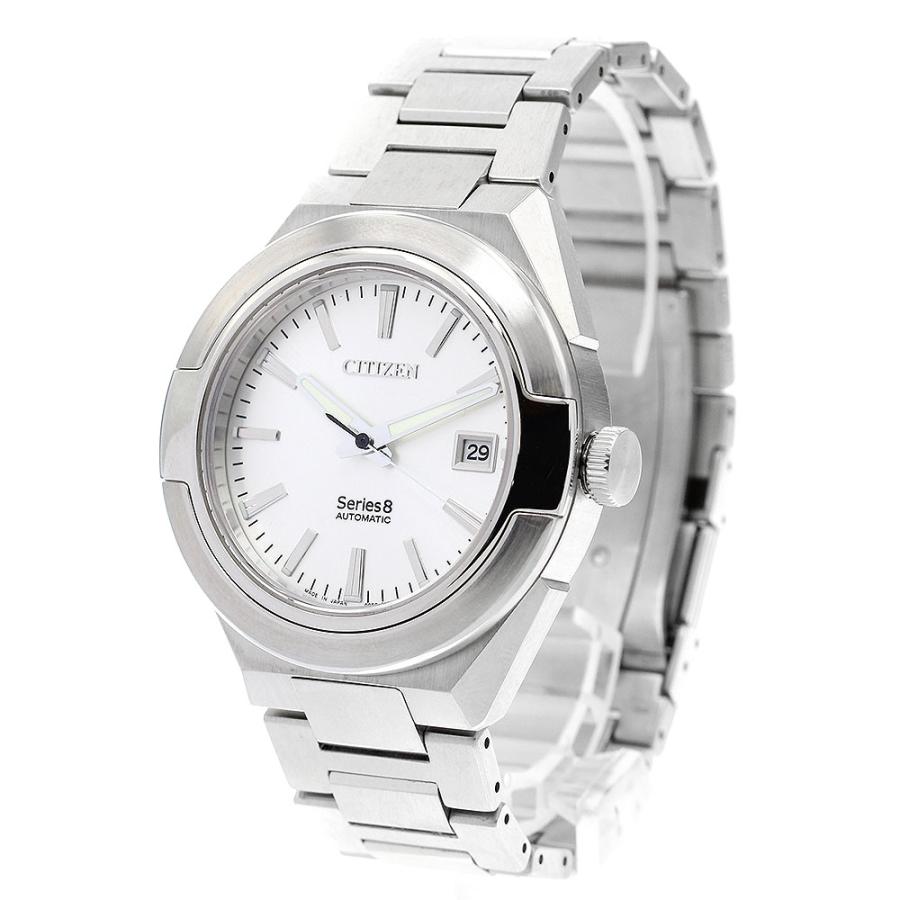 シチズン CITIZEN NA1000-88A/0950-S125707 シリーズ8 デイト 自動巻き メンズ 良品 箱・保証書付き_907267の画像
