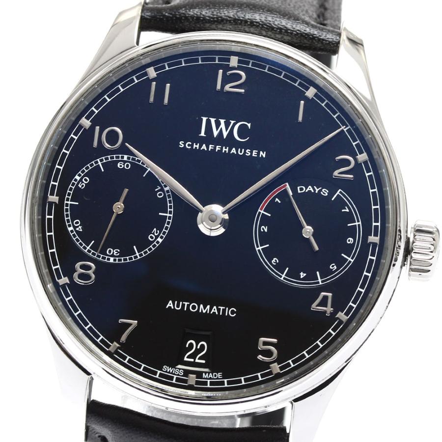 IWC IWC SCHAFFHAUSEN IW500703 ポルトギーゼ オートマティック 7デイズ デイト 自動巻き メンズ 良品 保証書付き_938518 IWC SCHAFFHAUSEN（IWCシャフハウゼン） IWC IWC SCHAFFHAUSEN