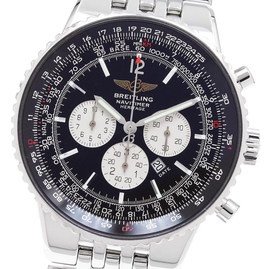ブライトリング BREITLING A35350 ナビタイマー ヘリテージ クロノグラフ 自動巻き メンズ 良品 保証書付き_907294 ブライトリング（BREITLING） BREITLING A35350 ナビタイマー