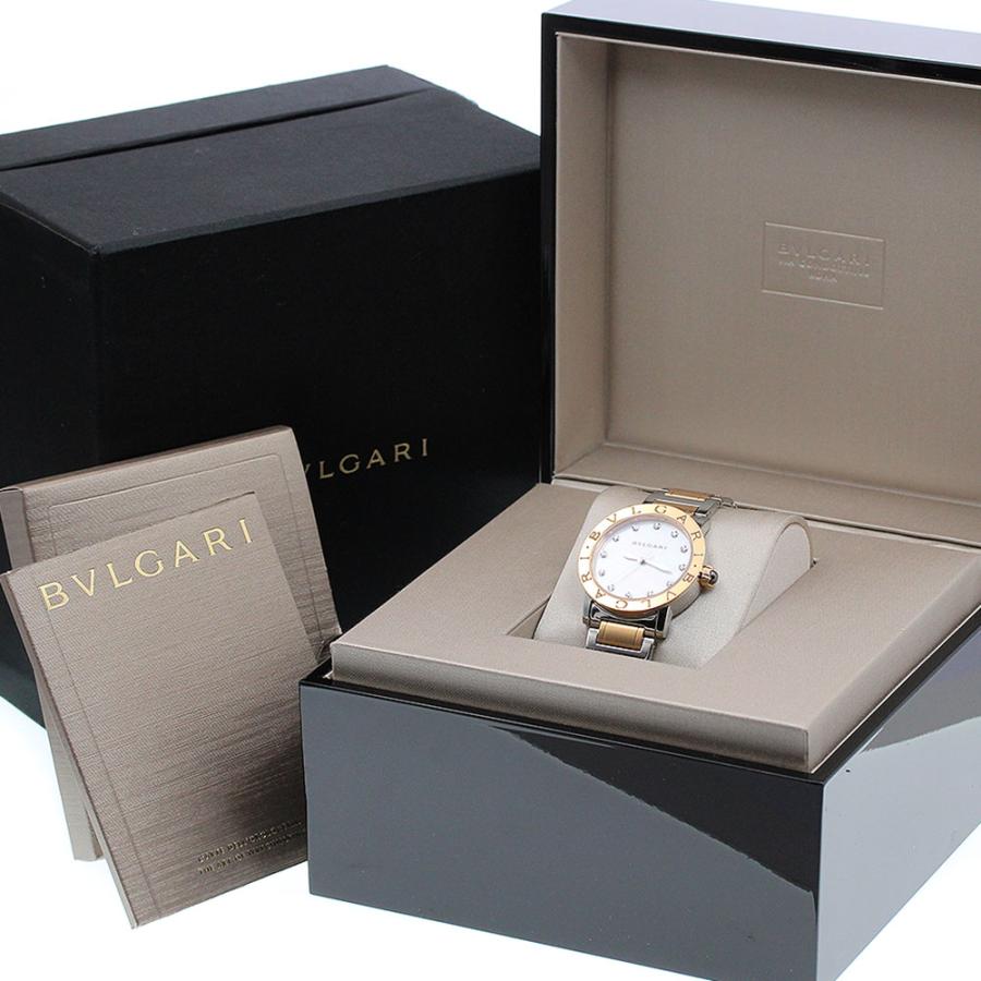 【新品】ブルガリ ブルガリブルガリ PGコンビ･12P BBLP33SG/BBL33WSPG/12 SSxPG 自動巻 BVLGARI（ブルガリ） BVLGARI BBLP33SG ブルガリブルガリ 12Pダイヤ PG