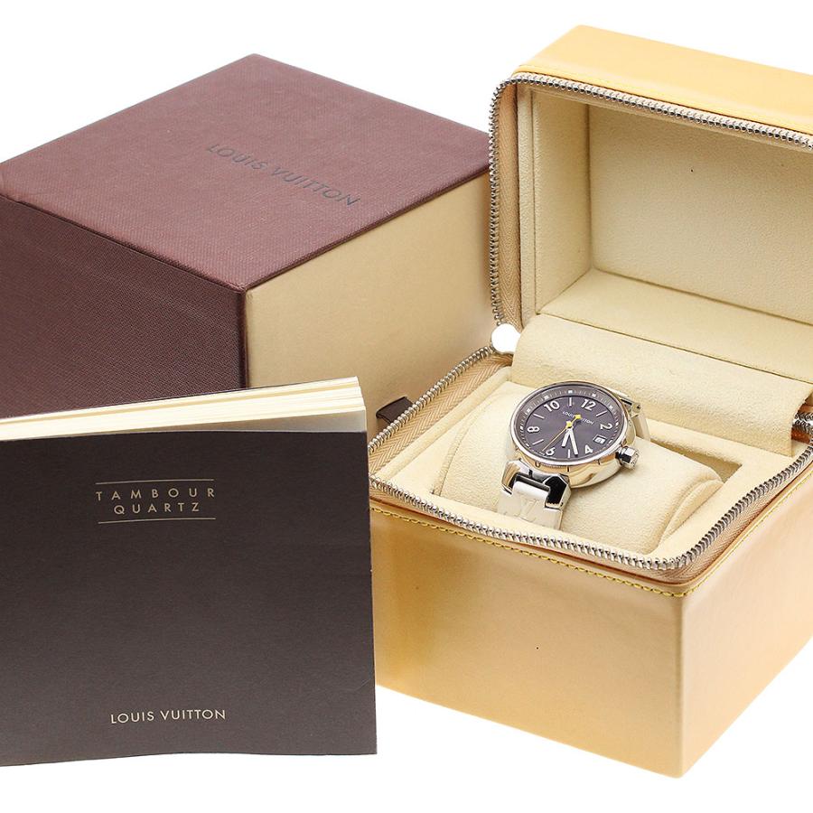 LOUIS VUITTON ルイ・ヴィトン Q1311 タンブール デイト クォーツ  