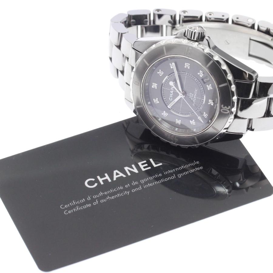 シャネル CHANEL H3242 J12 クロマティック 12Pダイヤ 自動巻き メンズ 保証書付き_908390 CHANEL（シャネル） CHANEL H3242 J12 クロマティック 12Pダイヤ 自動