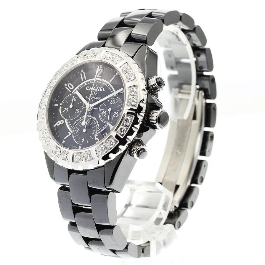 CHANEL（シャネル） CHANEL H1178 J12 ダイヤベゼル ブラック