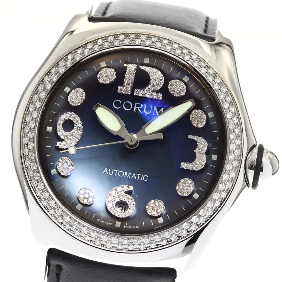 コルム CORUM 082.157.47 バブル ダイヤベゼル 自動巻き メンズ 良品 _908713 CORUM（コルム） CORUM 082.157.47 バブル ダイヤベゼル 自動巻き