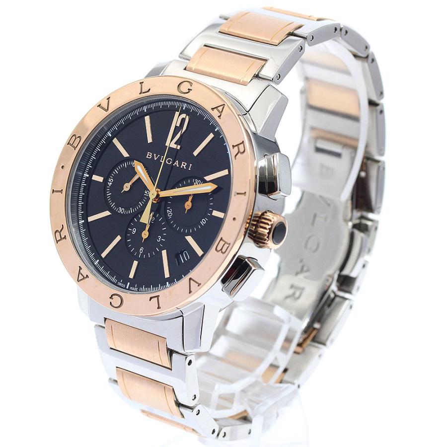 箱付き　ブルガリブルガリBB41SPGCH クロノグラフ 自動巻き メンズ BVLGARI（ブルガリ） BVLGARI BB41SPGCH ブルガリブルガリ デイト