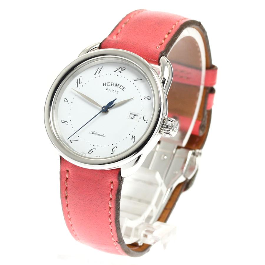 エルメス HERMES アルソー AR6.410自動巻き ユニセックス 保証書付 HERMES エルメス AR6.410 アルソー デイト 自動巻き ボーイズ 保証書