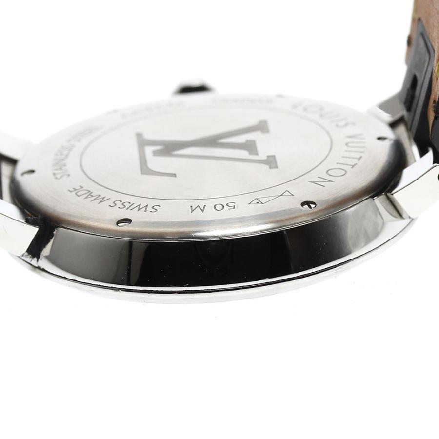 LOUIS VUITTON ベルト訳あり ルイ・ヴィトン QA005 タンブールスリム  