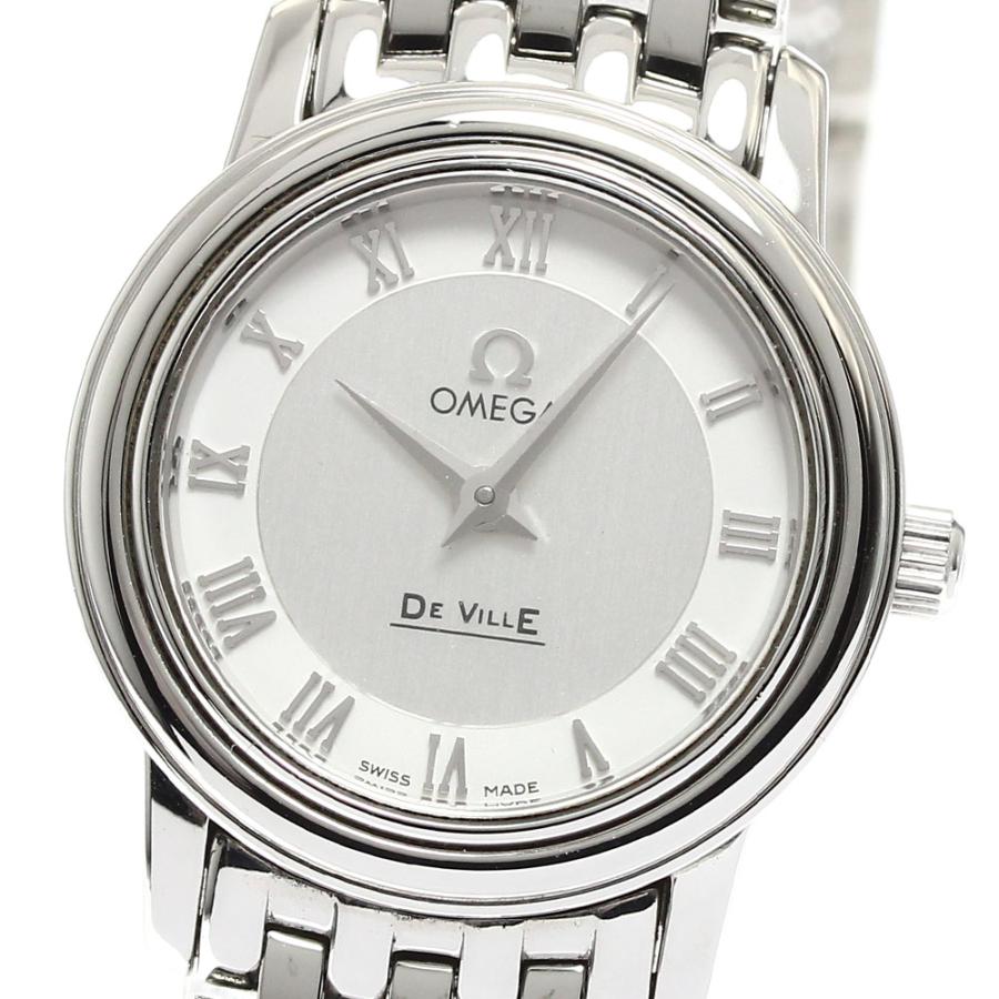 OMEGA オメガ 4570.33 デビル プレステージ クォーツ レディース 良品  