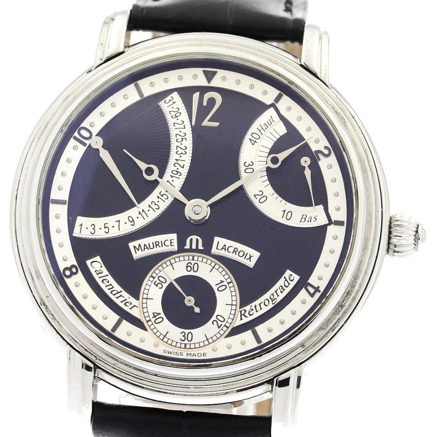 モーリスラクロア MAURICE LACROIX MP7068 マスターピース カランドリエ レトログラード 手巻き メンズ _909560【ev15】 モーリス・ラクロア（Maurice Lacroix） MAURICE LACROIX MP7068