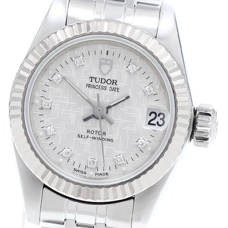 TUDOR（チューダー） チュードル TUDOR 92514 プリンセスデイト 10Pダイヤ 自動巻き レディース _909603 ...