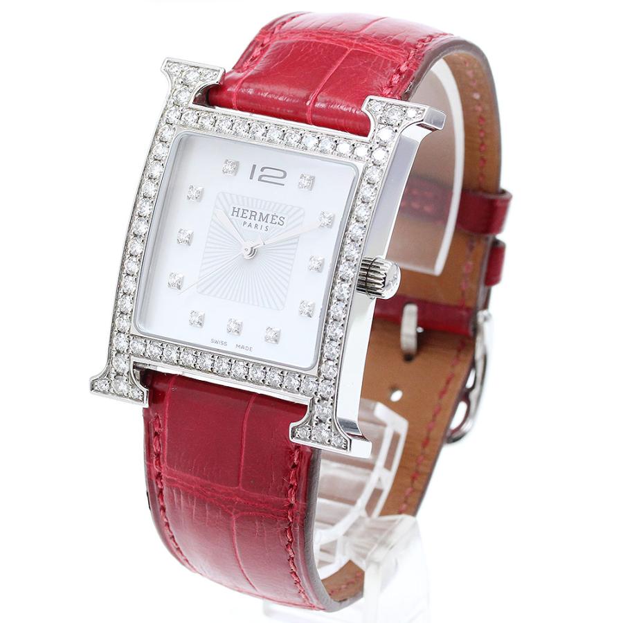 HERMES（エルメス） HERMES HH1.830 Hウォッチ ダイヤベゼル シェル