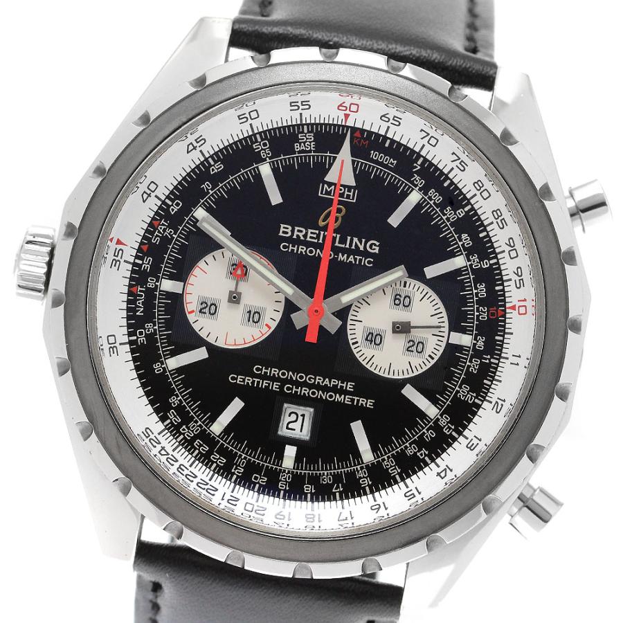 ブライトリング（BREITLING） BREITLING A41360 クロノマチック デイト 自動巻き メンズ 保証書付き_909795 ...