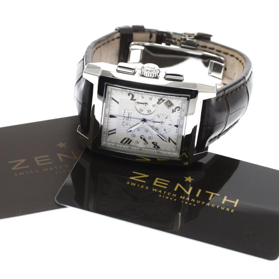 ゼニス ZENITH 03.0550.400 グランド ポートロワイヤル クロノグラフ デイト 自動巻き メンズ 保証書付き_909944 ZENITH（ゼニス） ZENITH 03.0550.400 グランド ポートロワイヤル