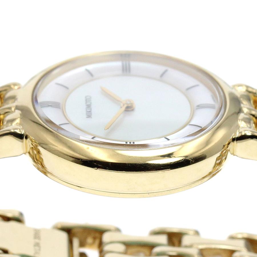 MIKIMOTO ベルト訳あり ミキモト パールウォッチ クォーツ