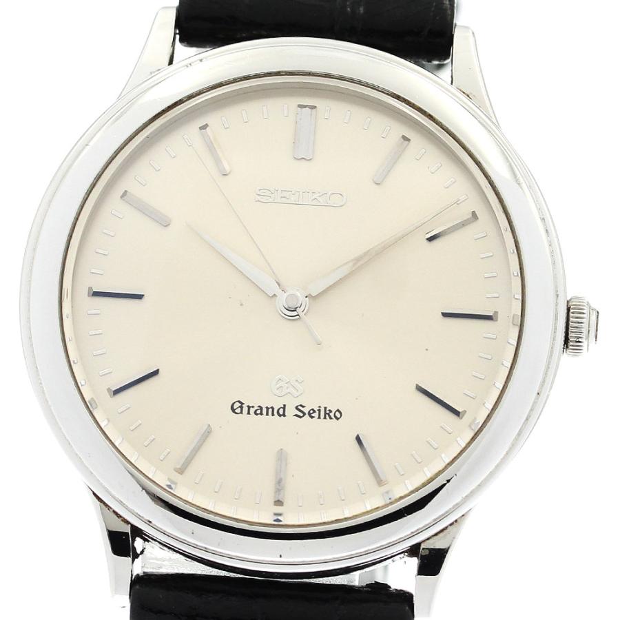 【稼働品】Grand Seiko 腕時計 9581-7000 シルバー文字盤 SEIKO セイコー SBGS001/9581-7000 グランドセイコー クォーツ