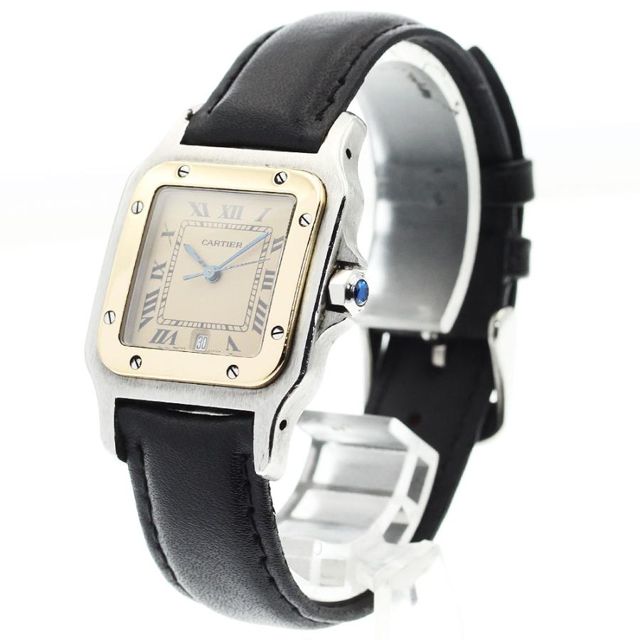 Cartier（カルティエ） サントスガルベLM デイト クォーツ メンズ