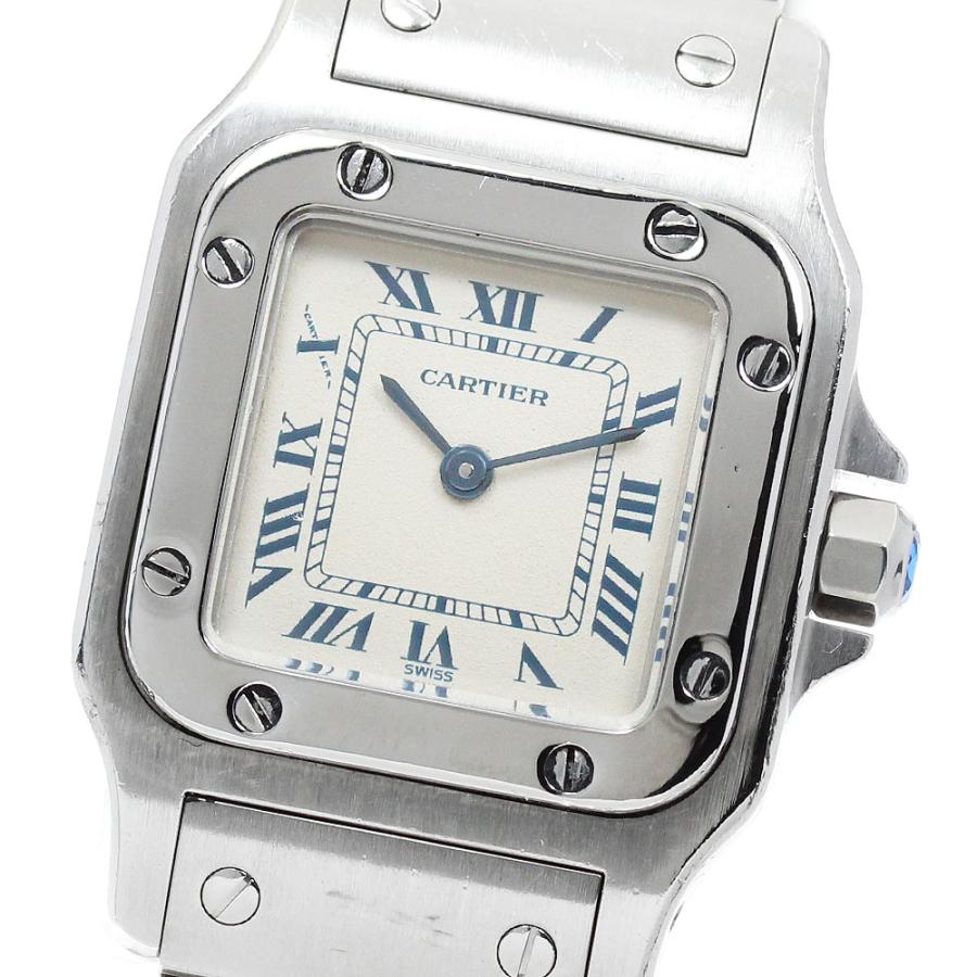 カルティエ CARTIER W20017D6 サントスガルベSM クォーツ レディース _910654 Cartier（カルティエ） CARTIER W20017D6 サントスガルベSM クォーツ
